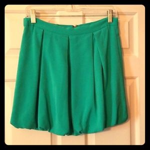 Bubble skirt! Adorable. Teal.